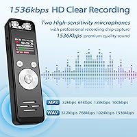 Synowell ZD43B 64GB Digital Voice Recorder — image 2
