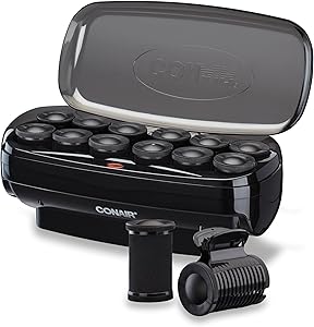 Conair Velvet Flocked Hot Rollers, 12 Jumbo 1 ½″ Rollers with Clips Review
