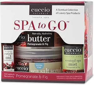 Cuccio 4 Piece Spa To Go Kit – Pomegranate & Fig Review
