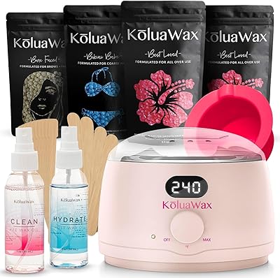KoluaWax Premium Waxing Kit for Women - Blush