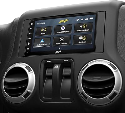 Stinger Wrangler JK 6.8″ Stereo Replacement HD Touchscreen Radio