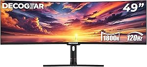 Deco Gear 49″ Curved 5K Ultrawide Gaming Monitor