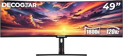 Deco Gear 49″ Curved 5K Ultrawide Gaming Monitor