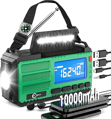 Esky 10000mAh Emergency Hand Crank Radio