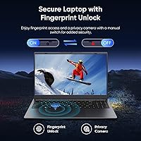 Coolby RiaBook 15.6-inch Laptop, Intel N95, 12GB RAM, 256GB SSD — image 7