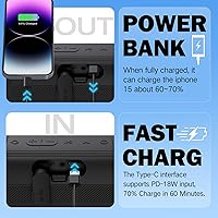 Dprofy V7-M Black Magnetic Bluetooth Golf Speaker — image 3