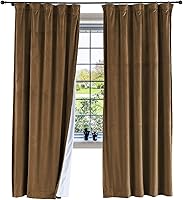 Cololeaf Soft Velvet Theater Curtain Panel 150″ W x 96″ L — image 7