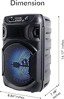 Technical Pro BOOM8 8-Inch Bluetooth Speaker — image 3