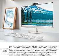 HP 27-inch All-in-One Desktop PC, Ryzen 5 7520U, 8GB RAM, 512GB SSD — image 8