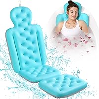 VOXOR Full Body Bath Pillow, Ocean Blue 51″ x 15.7″ — image 1