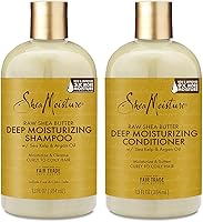 Shea Moisture Raw Shea Butter Shampoo and Conditioner Set, 13 Fl Oz (Pack of 2) — image 1