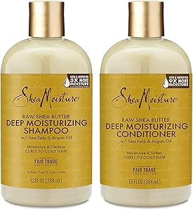 Shea Moisture Raw Shea Butter Shampoo and Conditioner Set, 13 Fl Oz (Pack of 2) Review