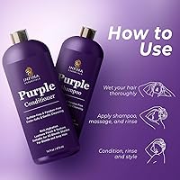 INFINA ESSENTIALS Purple Shampoo and Conditioner Set, 16 fl oz — image 3