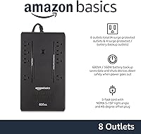 Amazon Basics UPS 600VA/360W Battery Backup & Surge Protector — image 2