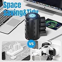 UWIWUTEI Tower Power Strip Surge Protector with 16 Outlets and 5 USB Ports — image 4