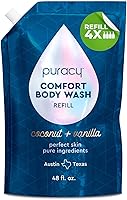 Puracy Body Wash Refill, Coconut & Vanilla, 48oz — image 1