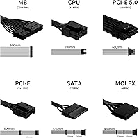 YEYIAN Power Supply 1000W 80+ Platinum Certified ATX 3.0 — image 7