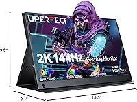 UPERFECT 17.3-inch 2K 144Hz Portable Gaming Monitor — image 8