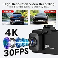 LECTRUS K02 Pro 4K 3-Channel Dash Cam — image 3