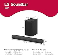 LG S40T 2.1 ch. Soundbar with Wireless Subwoofer — image 2