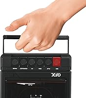 QFX RETRO-39 Portable Shoebox Cassette Tape Recorder — image 11