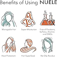 Nuele Moisturizing Heat Protectant Serum - 2 Fl Oz — image 2