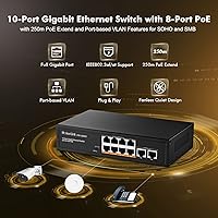 MokerLink POE-G082G 10-Port Gigabit PoE Switch — image 2