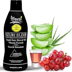 Nzuri Elixir Hair Skin and Nails Vitamins, 32oz Review