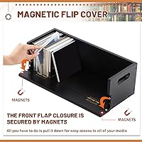 CroBlissful Wooden CD Storage Box Holder Shelf — image 3