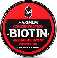 First Melody Beard Balm with Biotin, Castor Oil, Argan & Jojoba Oils, 2oz, Unscented — image 1