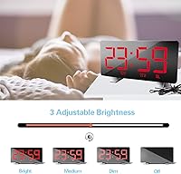 ThreeH H-AC55Red Radio Digital Clock — image 3