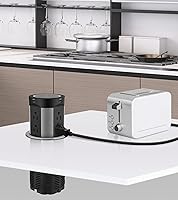 HEZI Pop Up Outlet with Wireless Charger, 8 AC Outlets & 4 USB Ports — image 6