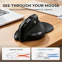 DeLUX Seeker M618XSD Wireless Ergonomic Vertical Mouse — image 5