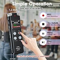 EVISTR L357 64GB Digital Voice Recorder — image 5