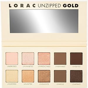 LORAC Unzipped Eyeshadow Palette - Gold Review