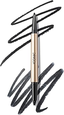 ICONIC LONDON Smokey Eye Duo Eyeliner - Midnight Black