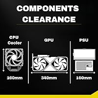 GAMDIAS AURA GC2 E WH Gaming PC Case — image 4