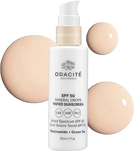 Odacité SPF 50 Flex-Perfecting™ Mineral Drops Tinted Sunscreen Review