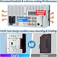 SJOYBRING QLED Double Din Car Stereo — image 5