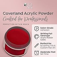 Tones Coverland Acrylic Nail Powder Candy Cane 1.5oz — image 3