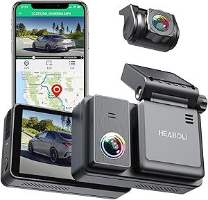 HEABOLI HP88 4K Dual Dash Cam Front and Rear Review