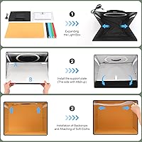 Lightdow 16″x12″x12″ Photo Studio Light Box — image 7