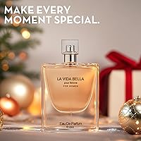 La Vida Bella & Crystal Perfume Set for Women, 3.4 Fl Oz Each — image 5