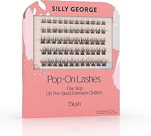 Silly George Pop-On Lashes - Blush Review
