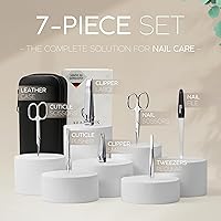 marQus Manicure Set Solingen 7 Piece Black Leather Case — image 3