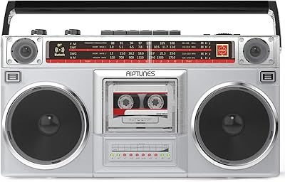 Riptunes RACR510BT Retro Bluetooth Boombox Cassette Player