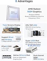 MINISFORUM UM880 Plus Mini PC AMD Ryzen 7 8845HS 32GB RAM 1TB SSD — image 3
