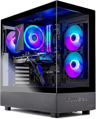 Skytech Gaming Azure 3 Gaming PC, AMD Ryzen 5 7600, NVIDIA RTX 5060, 32GB DDR5 RAM, 1TB SSD