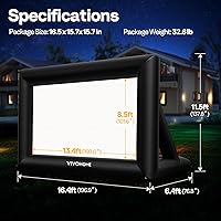 VIVOHOME 20 FT Inflatable Projector Screen — image 7