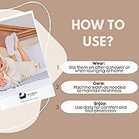 Eco Bath London Natural Toweling Slippers - Organic Cotton, Size S (6-7 Women/5-6 Men) — image 6